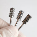 4XC 5XC Large Barrel Nail Bit No Vibration Manicure Tool Hard Gel Removal Nail Bur Tungsten Carbide Nail Drill Bits