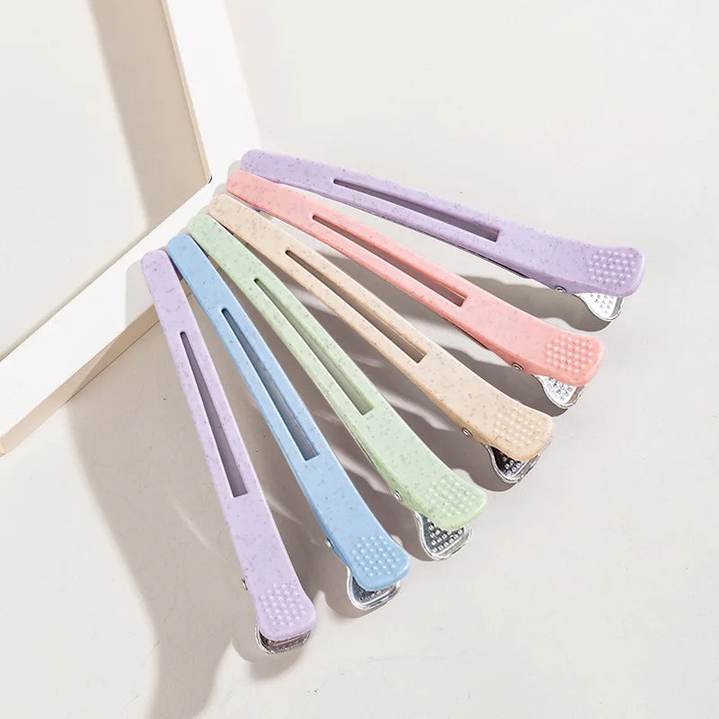 Barber Shop Non Creased Wheat Straw Material Women's Accessories Bangs Duck Beak Hair Clip