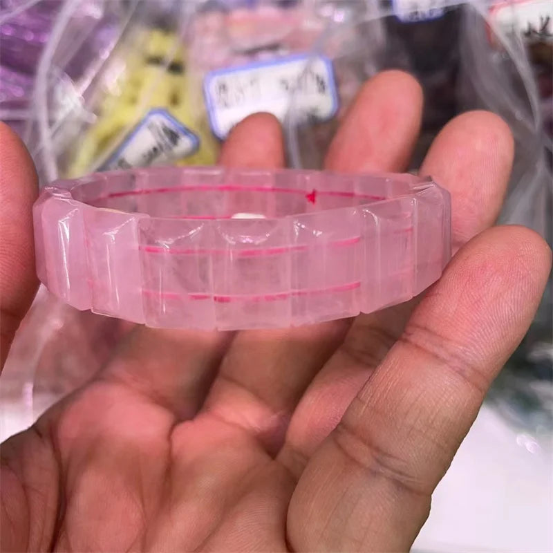 Wholesale Natural Healing Crystal  Stone Fashion Bangle Bracelet Crystals and Stones Bangle Bracelets for Gift
