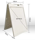 Double Sided Custom Size Strong Anti-Wind Indoor Use Square Floor Plastic A-Frame ISO9001 Certified Sign Display Board Poster