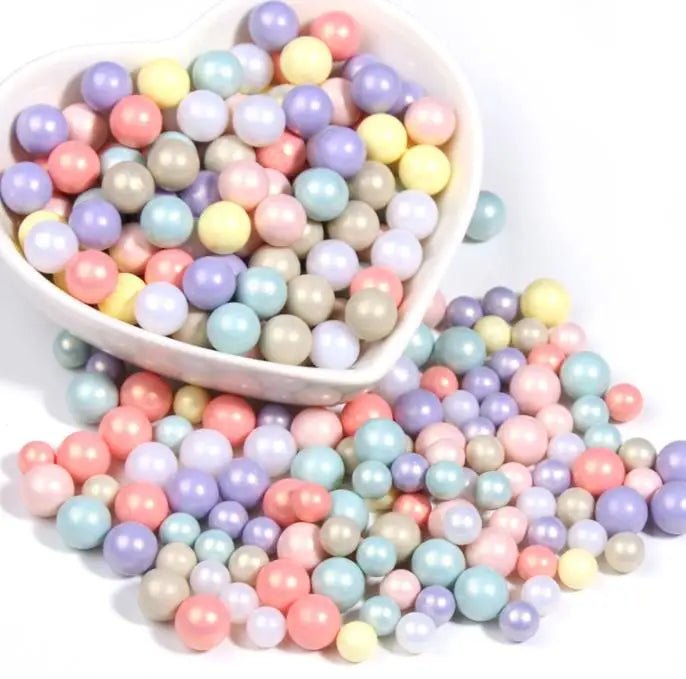 500g/bags Mixed Color 6mm Resin Pearl Beads for Hand Craft Jewelry Making