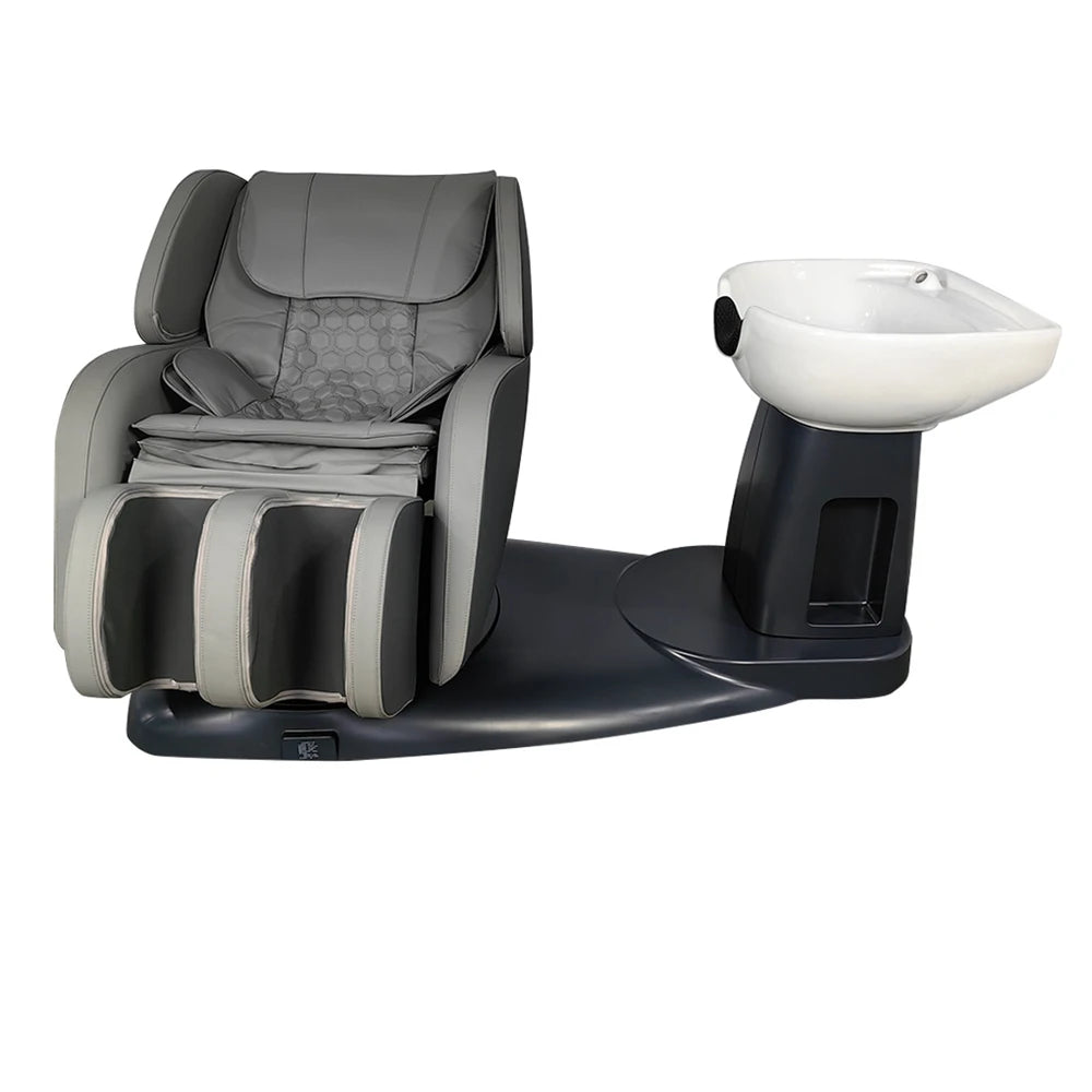 Beauty Salon Massage Bed with Head Shampoo Head SPA Waterfall Washing Korean Full Recline Thai Shampoo Bed for Living Room