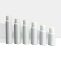 White Plastic 100ml/150ml/180ml/200ml Sunscreen Spray Bottle with Pump for Shampoo Lotion Cream 80ml/120ml Capacity Seal Type