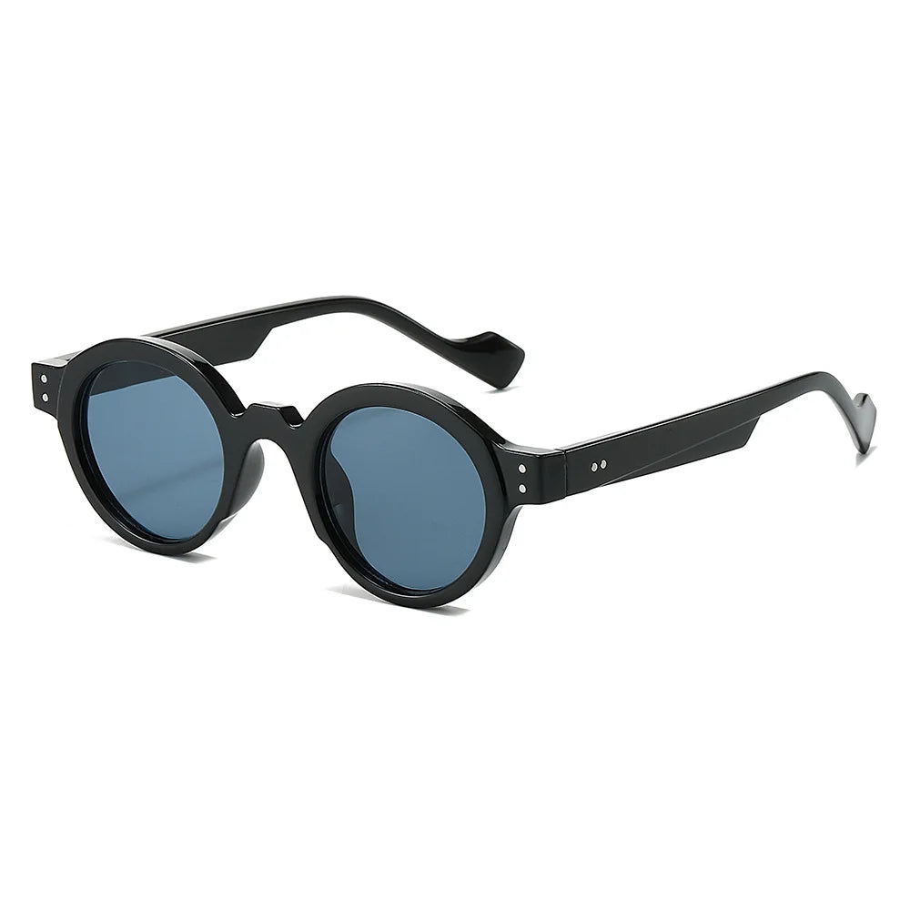 Luxury Small Round Sunglasses Women Men Retro Classic Black Sun Glasses for Ladies Fashion Driving Shades UV400