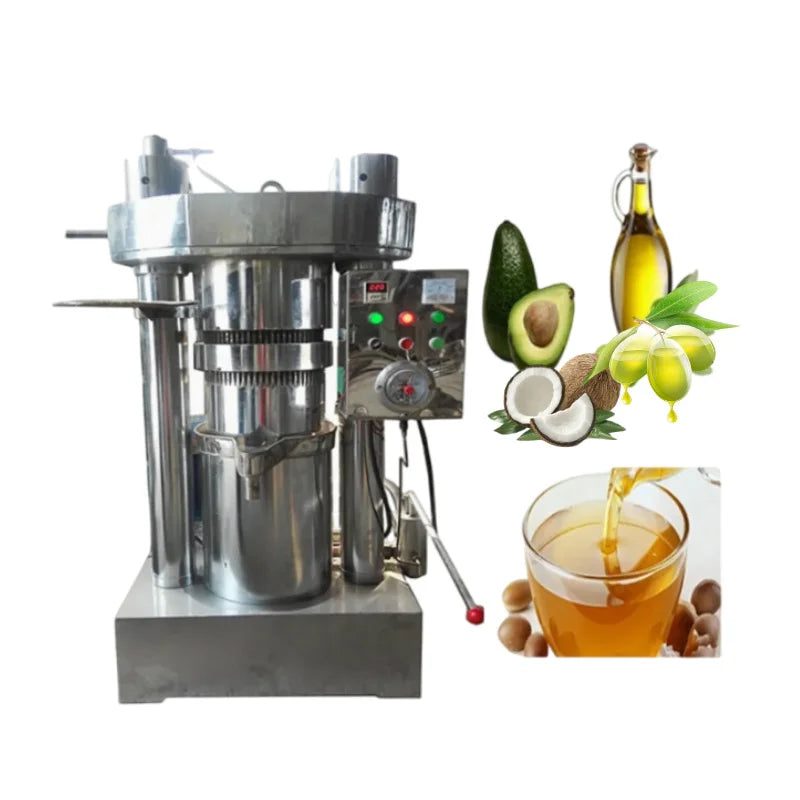 2024 New Hydraulic Olive Oil Pear Seed Coconut Oil Cocoa Butter Hydraulic Press