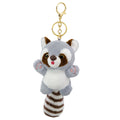 CHIQUE Customized Super Soft Plush Raccoon Comforter Keychain for Backpacks