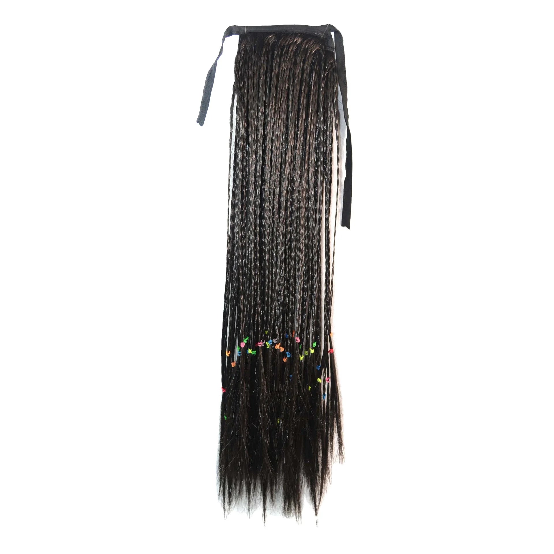 Furina Fashion Trend Colorful 100G 20Inch Braids Style Synthetic Hair Extensions Wrap Around Ponytail for Women
