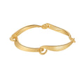 Original Design 18K Gold Plated Brass Jewelry Geometric Hook Bracelets for Women Hiphop Punk Accessories Bracelets B222321
