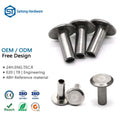 Wholesale Flat Cone Head Stainless Steel Semi Tubular Rivets From China Nice Price Door Fasteners