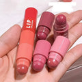 4 In1 Mini Matte Lipstick Vegan Waterproof Long Lasting Smooth Velvet Crayon Lipstick Set Private Label Pink Nude Lip Glosses