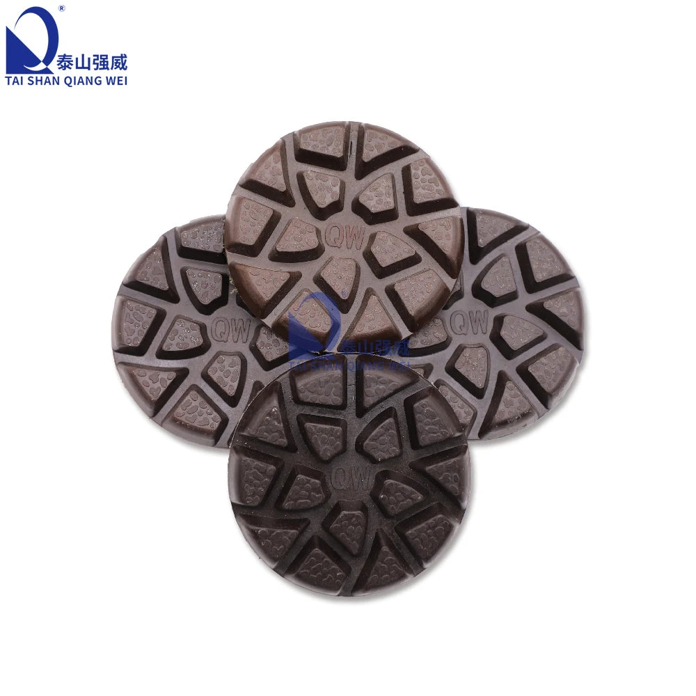 3.5inch 90mm Dry Diamond Resin Polishing Pad for Hard Concrete Emery Strong Grinding Power Polishing Resin Pads