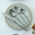 Wholesale 304 Stainless Steel Flatware Set Vintage Rustic Cutlery for Restaurant Hotel Boutique Tableware Bulk Silverware