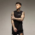 Custom Sleeveless Cut Off Running Muscle Athletic Workout Sport Fitness Gym Men's Tank Top