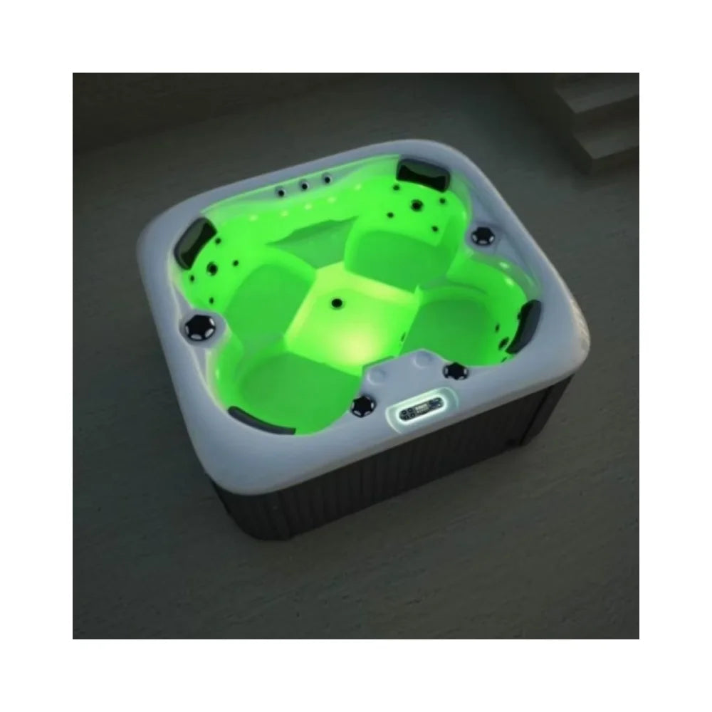 Luxury Modern 4-Person Acrylic Hydro Spa Balboa Control Freestanding Whirlpool Hot Tub for Hotel Villa Outdoor Mini Hot Tubs