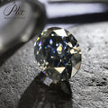 3x5-13x18mm Natural Color Holycome Grey Color Crushed Ice Oval Gemstone Loose Moissanite Diamond Loose Moissanite