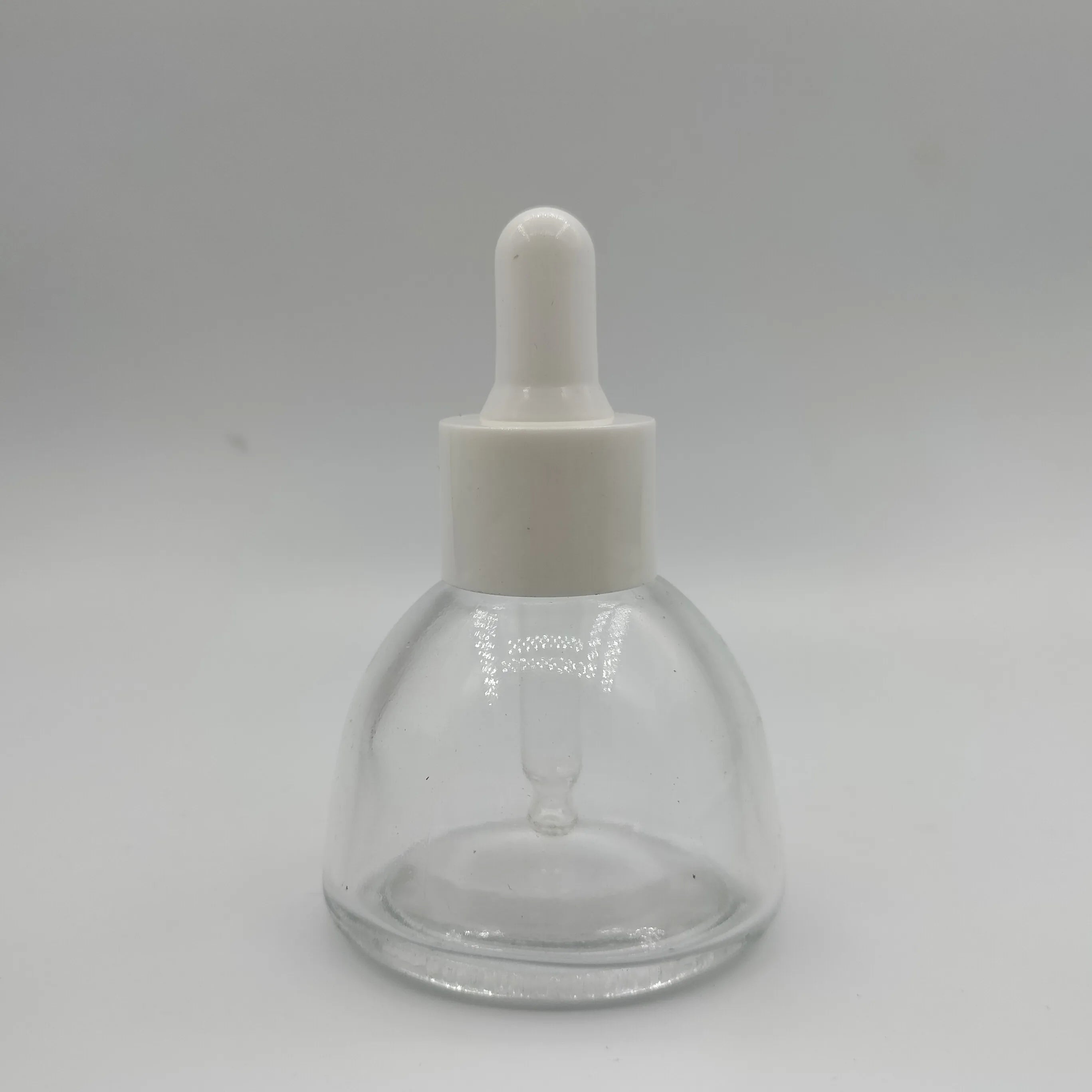 Personal Care Essential Oil Serum clear Frosted Bottle 15ml 30ml 1/2 1 oz clear Frosted Cosmetic Glass Dropper Bottle