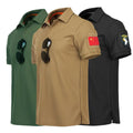 Custom Short Sleeve Quick Dry Polo Shirt Male Tee Shirts Men Clothes Tactical Plain Turn-down Polo Shirts