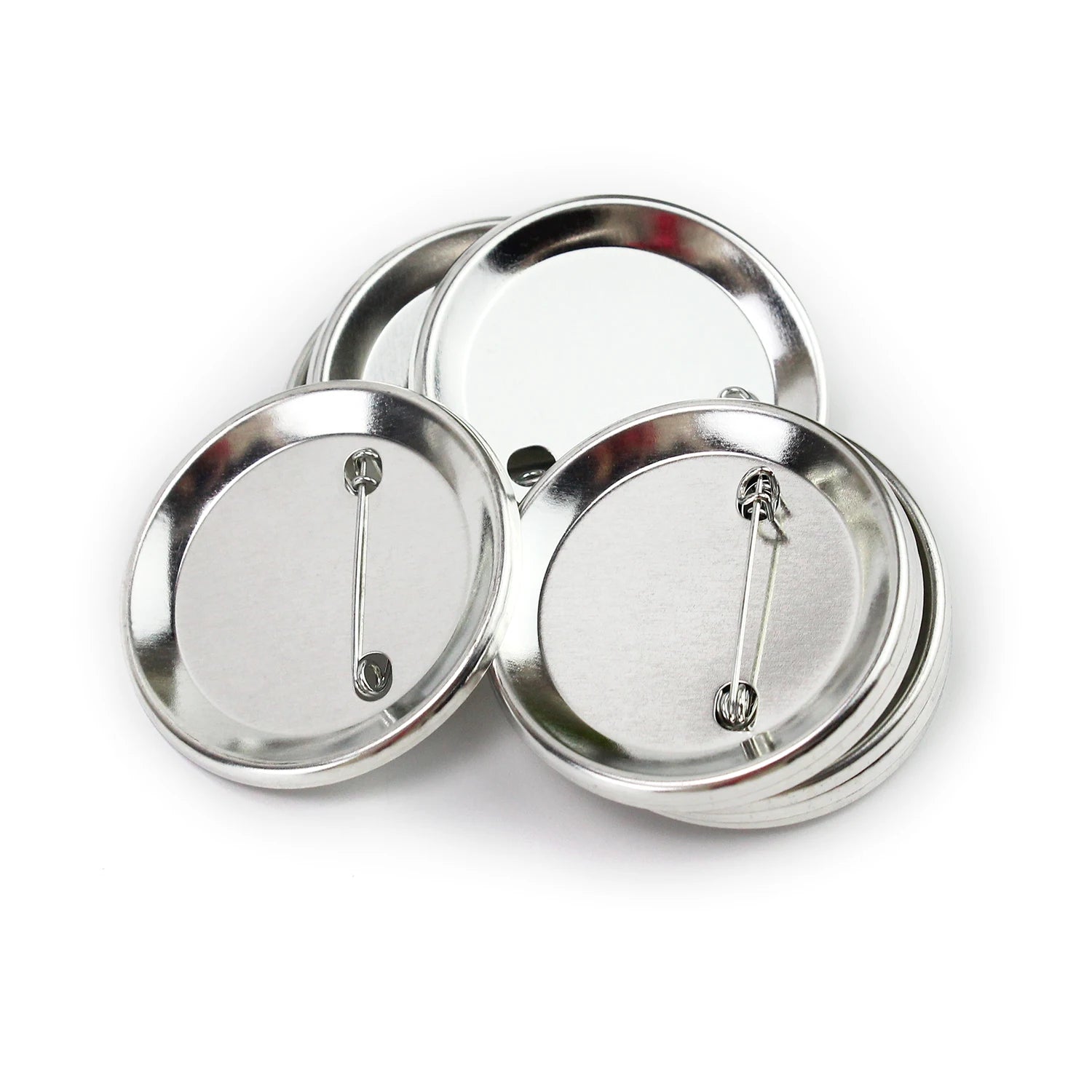 Factory Wholesale Tin Tinplate Button Maker Blank 3 Inches Metal Pin Back Part Sublimation Badges Button for Badge