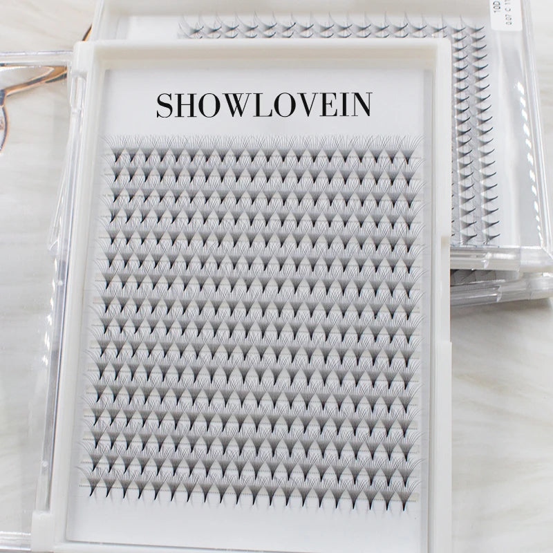 Pointy Base Premade Volume Fans 0.05 0.07mm 4D 6D 8D 12D Narrow Base Premade Fans Lash Extension