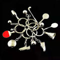 Football Sneakers Keychain Soccer Team Gifts Practical Gifts Auto Pendant Wholesale