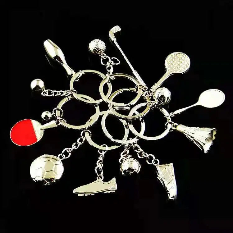 Football Sneakers Keychain Soccer Team Gifts Practical Gifts Auto Pendant Wholesale