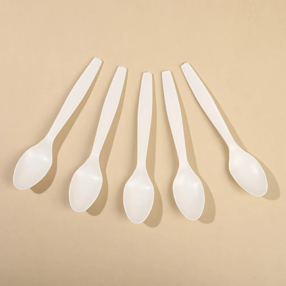 Manufacturer Cornstarch Cutlery Biodegradable 7 Inches Disposable Cornstarch Fork for Ice Cream Dessert Cake