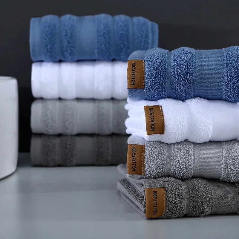Wholesale 100% Cotton Soft Luxury Hand Bath Towels Hotel Spa Towel Set