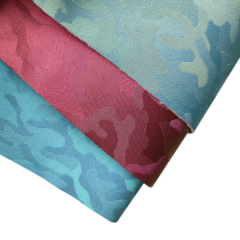 Camouflage Pattern Embossed Matte Various Color Change 3D Holographic Faux Leather Velvet Backing for Bag Shoes Jacket
