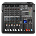 Depusheng B8 Professional Hot Selling Built in 99 Reverb Effect 10 Channel DJ Digital Mixing Console