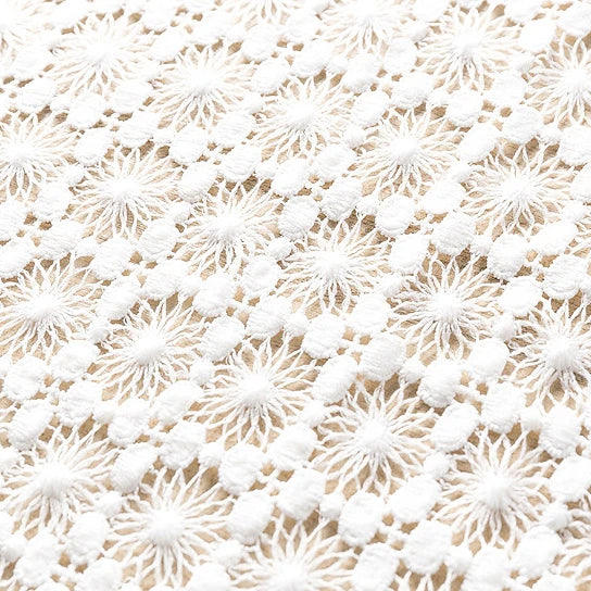 African Cord Lace Fabric Embroidery Elegant Nigerian Guipure Lace Fabric