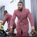 2025 New Designer Jacket Pant Suits Sets Men's Classic Slim Fitting Double Breasted Blazer Bespoke Tailored Made Suits for Men
