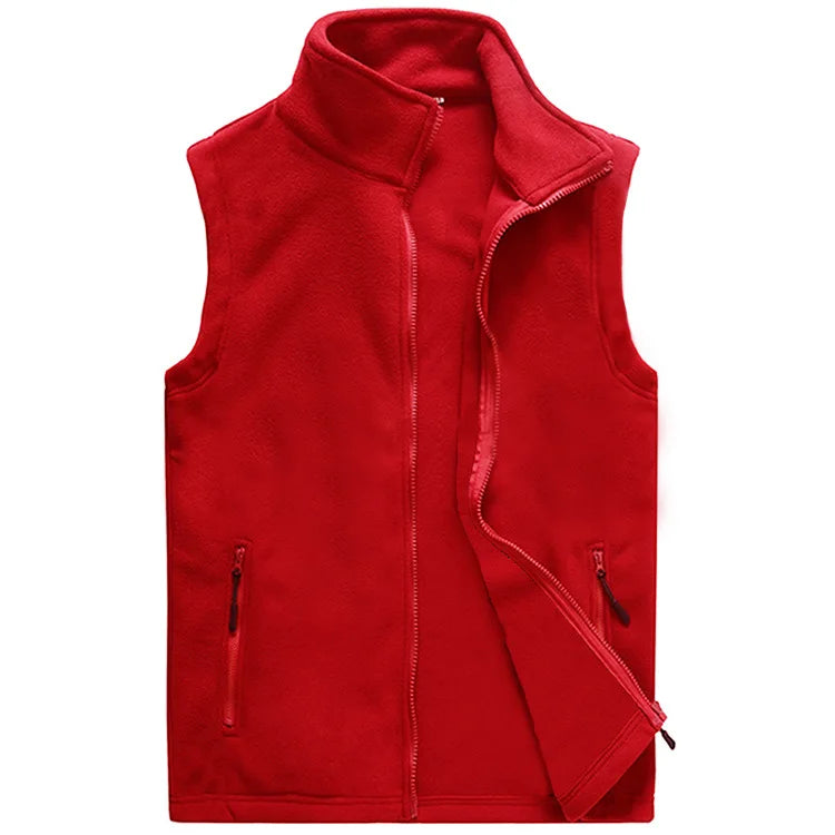 Women Autumn/winter Jacket Polar Fleece Vest Outdoor Fleece Vest Outdoor Vest Work Clothes
