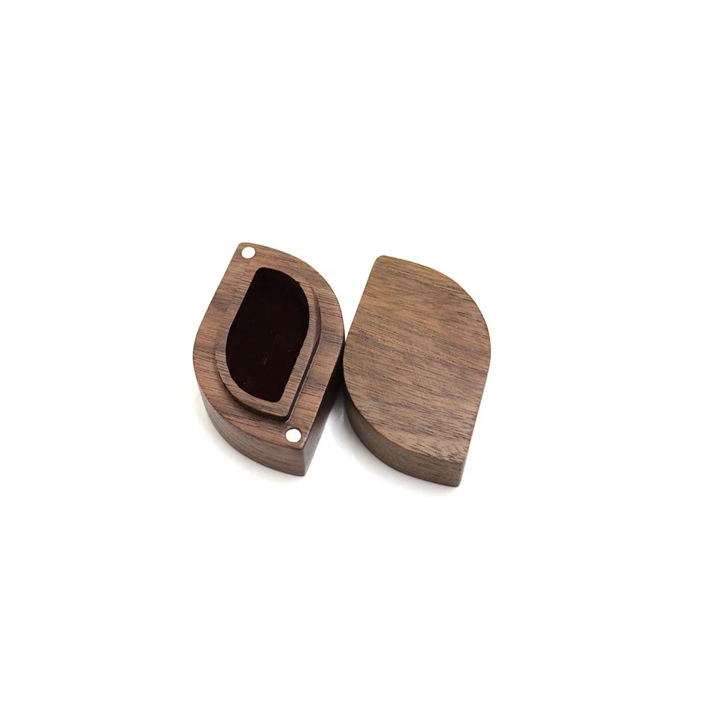 Slim Creative Leaf Shaped Proposal Ring Box Holder