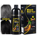 Hot Sell in Stock Wholesale 3 in 1 Magic Hair Dye Fast Herbal Black Hair Dye Shampoo