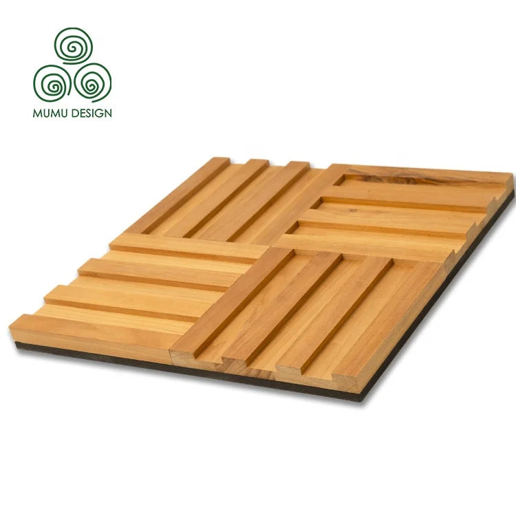 MUMU Wooden High Quality Factory 3D Large White Luxury Interior Decoration Wall Moulding Panels