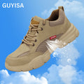 GUYISA Brand Breathable Safety Shoes Outdoor Wear-resistant Working Foot protection Steel Toe Safety Shoes