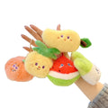 Mini Plush Food Peluches Colorful Stuffed Vegetable Fruit Plush Toys Pumpkin Carrot Mango Pineapple Watermelon Avocado Keychain