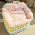 Cartoon-Style Dog Kennel Winter Warm Pet Sofa Bed Cave Soft Cushion Nest Cat Classic Fashion Dog Bed Cat Bed