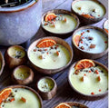 New Fast Delivery Scented Soy Candle Scented Candle in Shell Bowl Ins Dried Flower Secented  Coconut  Candle