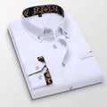 2026 High-end Shirt Men's Long Sleeve Casual Business Formal Dress Shirt Support Wholesale&customization