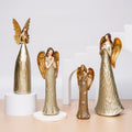 Witt Resin Gold wings Prayer Cherub Champagne Colored Angel Statues Adorn Religious Statues in Prayer protection