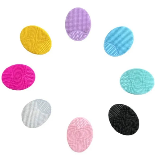 Silicone Face Scrubbers Exfoliator Brush-Facial Cleansing Brush Blackhead Scrubber Exfoliating Brush-Facial Cleansing Pads
