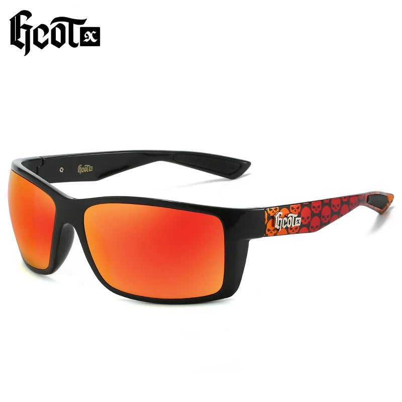 GCOTX 2026 Men's High Quality UV400 Black Motorcycle Riding Polarized Sunglasses Branded Fashion  PC Frame Party Sunglasses