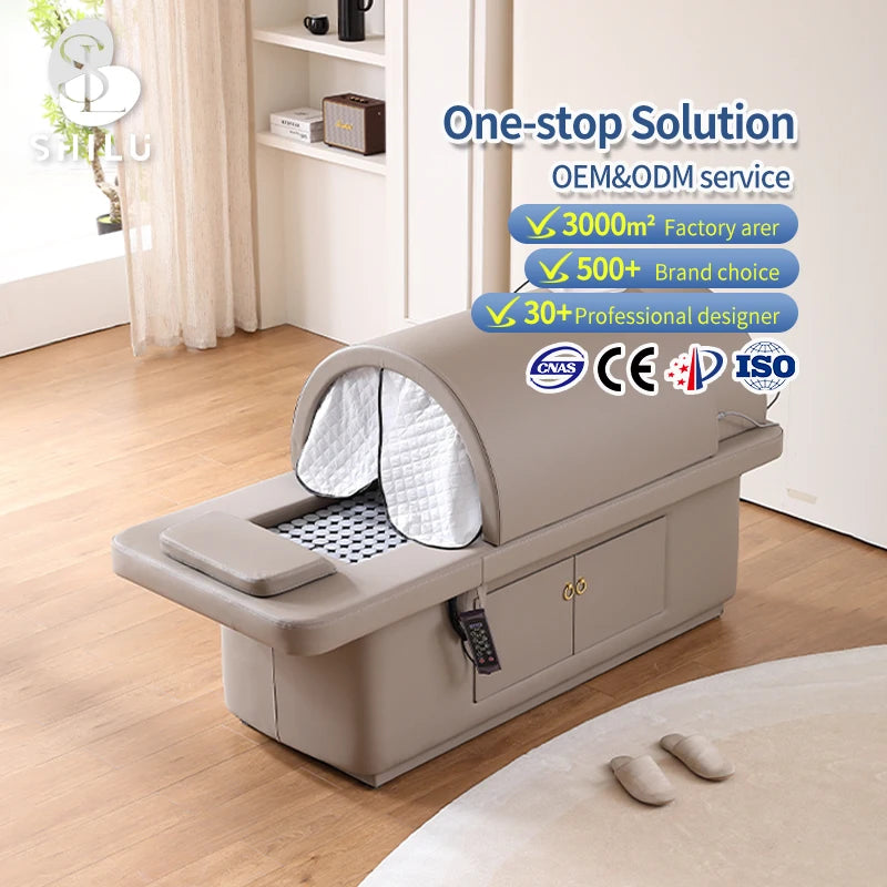 Modern Style Electric Infrared Therapy Bed New Type Leather Furniture for Hotel Massage & Living Room Beauty Salon Use