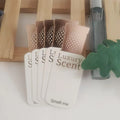 Perfume Tester Travel Matte Black Vial Perfume Tester with Paper Card Blotter Paper