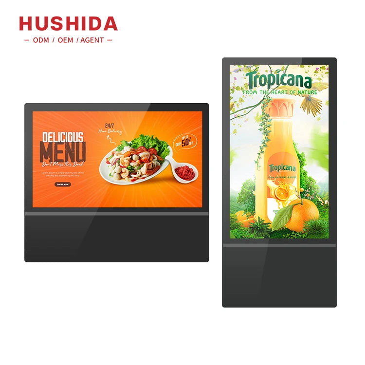 18.5 Inch Ultra-Thin Capacitive Screen Player Elevator Advertising Display Digital Signage and Display