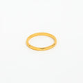 Fenny Stainless Steel Waterproof&Tarnish Free Simple Versatile Ring Gift for Couple 18K Gold Plated Wholesale Jewelry