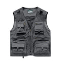 Multifunctional Men Vest Outdoor Picnic Waistcoat Work Wear Life Vest Fishing Photography Utility Vest
