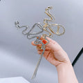 Snake Shaped Curly Hair Accessories Fashion Large Hair Volume Ponytail Extension Metal Material Tassel Hair Claw Clips