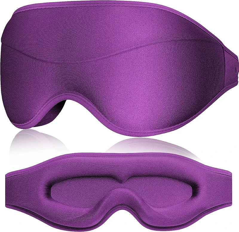 3D Pink Luxury Super Memory Foam Blackout Reusable Eye Mask Sleeping Eye Cover Deep Eyelash Extension Blindfold Men Women